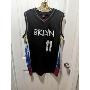 NBA Brooklyn Nets Kyrie Irving #11 Swingman Jersey City Size 44L Stitched Black